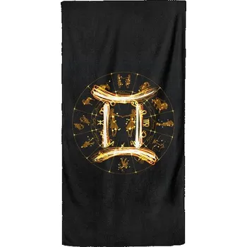 Osuška 140 x 70 cm - Symbol Znamení Blíženci (22.5. - 21.6.)