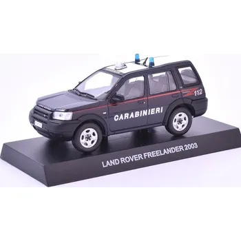 autíčko Land Rover Freelander 2003 Carabinieri 1:43 - DeAgostini časopis s modelem Land Rover Freelander 2003 Carabinieri - kovový model