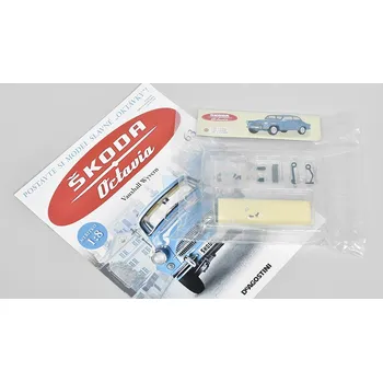 autíčko DeAgostini Škoda Octavia 1959 1:8 - časopis #63 se stavebnicí Škoda Octavia 1959 - stavebnice DeAgostini