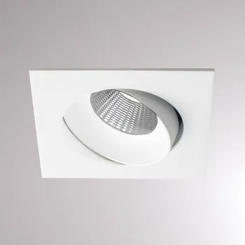 Lampička Molto Luce Kalio LED podhledové světlo hranaté 2700K 24° bílá - tloušťka stropu 0,1 - 2 cm bílá (RAL 9003) LED 8 W celkem - Doprava zdarma