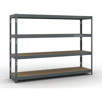 Dílenský regál Policový regál 1853 x 2400 x 600 mm, nosnost 450kg