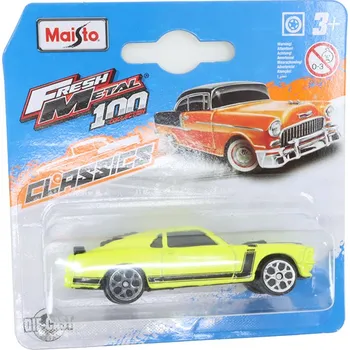 autíčko Ford Mustang Boss '70 1:64 - Maisto Ford Mustang Boss 1970 - kovový model auta