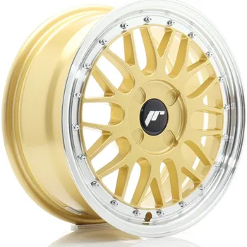 Alu kolo JR Wheels JR23 16x7 ET20-45 4H BLANK Gold w/Machined Lip