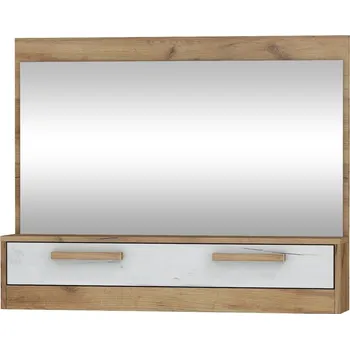 Zrcadlo Zrcadlo GATTON s dvířky, craft zlatý/craft bílý, 5 let záruka + vyzvednutí ZDARMA