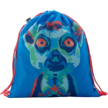 Městský batoh Reklamní CreaDraw Kids RPET vak na stažení šňůrkou pro děti, červená