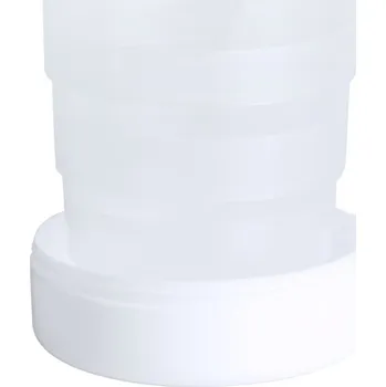 Láhev Reklamní Medicup skládací pohárek, bílá