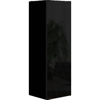 police Závěsná skříňka ANTOFALLA typ 3, černá/černý lesk + vyzvednutí ZDARMA