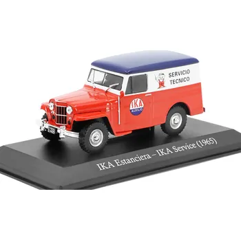 autíčko SALVAT IKA Estanciera IKA Service 1965 1:43 - časopis s modelem IKA Estanciera IKA Service 1965 - kovový model auta