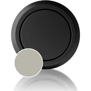 Interiérové dveře Čelní úchyt PUSH - kulatý - nikl matný Varianta: Sni-matný nikl - pro desku tl. 35 - 40 mm