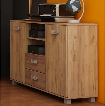 Komoda Komoda KEATING, craft zlatý/craft tobaco, 5 let záruka + vyzvednutí ZDARMA