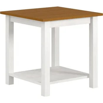 Konferenční stolek Konferenční stolek FEMI 2, bílá/hnědá + vyzvednutí ZDARMA