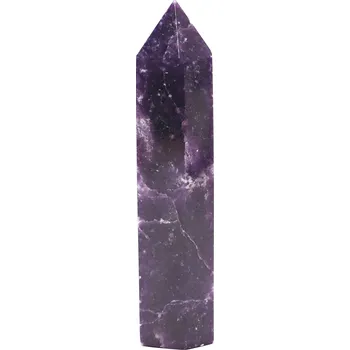 Drahý kámen Magieprirody.cz Obelisk Lepidolit špice 99 g - 9,5 cm #C385
