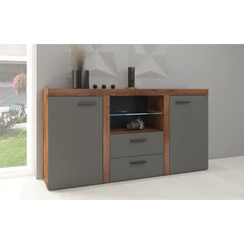 Komoda Komoda KADEN 2D2S, dub lefkas/grafit + vyzvednutí ZDARMA