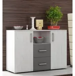 Komoda MANGONA, craft bílý/grafit, 5 let záruka + vyzvednutí ZDARMA