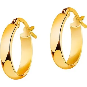 Náušnice Zlaté náušnice - kruhy, 13 mm - AP533-2070