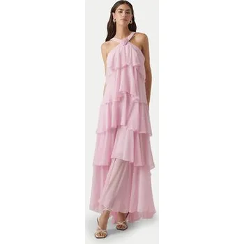 Dámské šaty Vero Moda Večerní šaty Felicia 10295237 Růžová Tight Fit XL