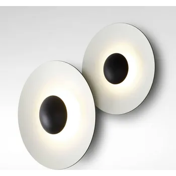 Lampička MARSET Ginger 32C LED nástěnné Ø32cm černá/bílá černá, bílá 1 x 9 W LED - Doprava zdarma