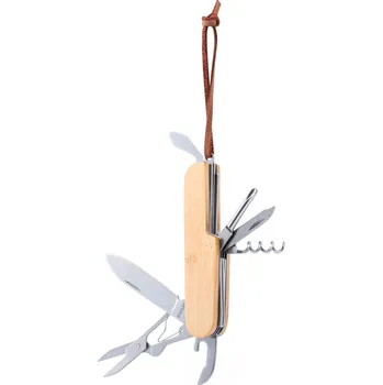 kapesní nůž Reklamní Hiddins víceúčelový kapesní nůž, přírodní
