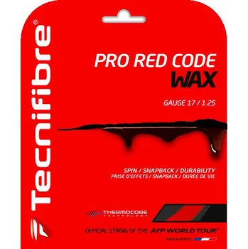 Struna na výplet tenisové rakety Tenisový výplet Tecnifibre Pro Red Code Wax (12 m) 1,20 mm