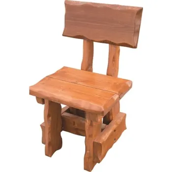 Jídelní židle SCHULD zahradní židle, barva ořech + vyzvednutí ZDARMA