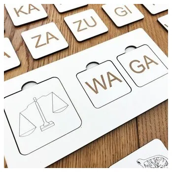 Předškolní výuka Układanka sylabowa cz.4