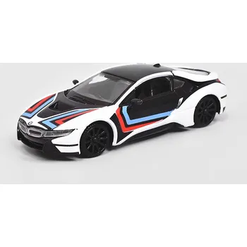 autíčko BMW i8 Coupe GT Racing 2018 1:43 - MOTORMAX BMW i8 Coupe GT Racing 2018 - kovový model auta