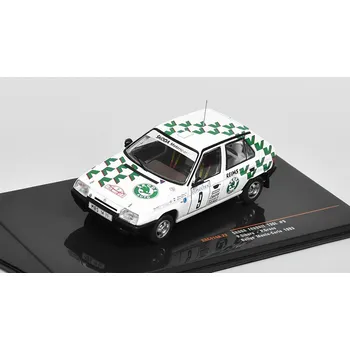 autíčko Škoda Favorit 136L #9 Rallye Monte-Carlo 1993 Sibera / Gross 1:43 Škoda Favorit 136 L No.9 Rallye Monte Carlo 1993 Sibera / Gross - kovový model auta