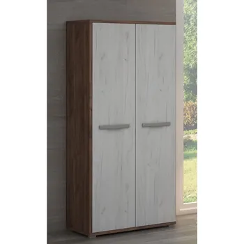 Šatní skříň Skříň LEHUA 2D, craft tobaco/craft bílý, 5 let záruka + vyzvednutí ZDARMA