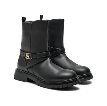 Dámská zimní obuv Tommy Hilfiger Polokozačky Boot T3A5-33574-1351 S Černá 36