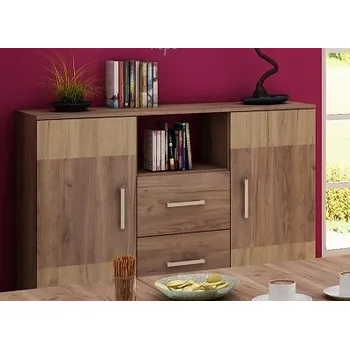 Komoda Komoda DAMARA, craft tobaco/craft zlatý, 5 let záruka + vyzvednutí ZDARMA