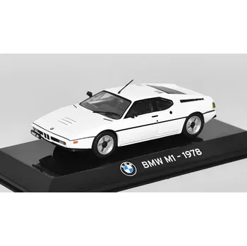 autíčko BMW M1 1978 1:43 - Altaya časopis s modelem BMW M 1 1978 - kovový model auta