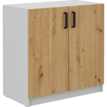 Komoda Komoda AGEPSTA 2D, světle šedá/dub artisan + vyzvednutí ZDARMA