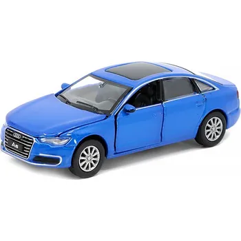 autíčko Audi A6 2009 modrá 1:64 - Era Car Audi A 6 2009 - kovový model auta 1/64