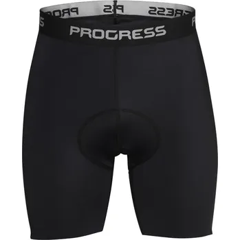 cyklistické kraťasy Kraťasy vnitřní PROGRESS Basic Shorts pánské černá Velikost: XL