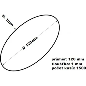 Gumičky svazkovací - 120 mm 1 mm síla