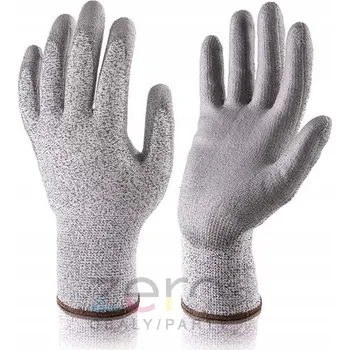 Pracovní rukavice Rukavice pracovní bavlněné hrubé, odolné 'model EDGE5/9802' - č. 8 (šedý melír)