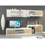 Obývací stěna GOUDINI 1, craft bílý/craft zlatý, 5 let záruka + vyzvednutí ZDARMA