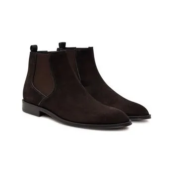 Pracovní obuv Kotníková obuv s elastickým prvkem BOSS Derrek_Cheb_SDPI 50516470 Hnědá 44