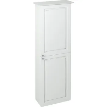 Koupelnový nábytek VIOLETA skříňka vysoká 40x140x20cm, pravá, bílá pololesk