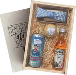 Dárková dřevěná bedna malá – Ten nejlepší táta na světě