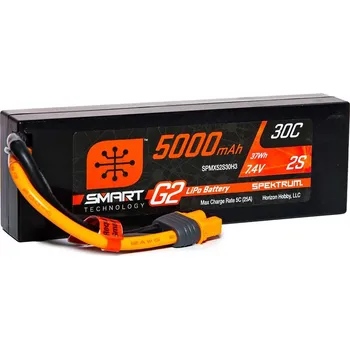 RC model letadla Spektrum Smart G2 LiPo 7.4V 5000mAh 30C HC IC3