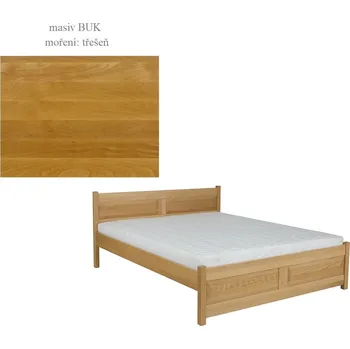 Postel Postel DICHOTOMA 160x200, masiv buk/moření: třešeň + vyzvednutí ZDARMA