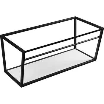 Koupelnový nábytek SKA konstrukce s policí 900x400x460mm, černá mat