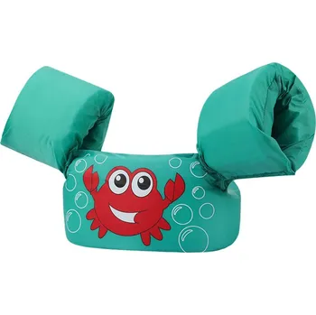 Plovací pás MoKo Plavecký pás s rukávky pro děti zelený/krab