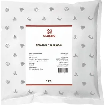 Koření Classic line Želatina 220 Bloom 1 kg