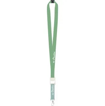 Reklamní Subyard Drink Safe lanyard se sublimací na zakázku, bílá