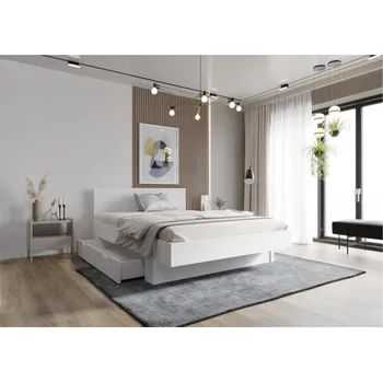 Postel Postel Vejle 180x200 cm masiv buk bílá + rošt ZDARMA