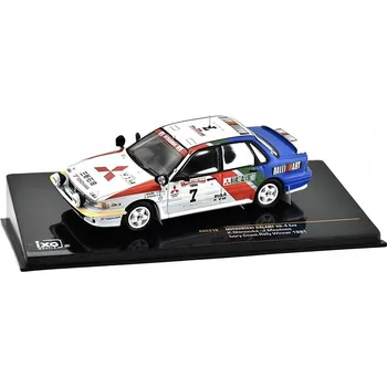 autíčko Mitsubishi Galant VR-4 Evo #7 Ivory Coast Rally Winner 1991 1:43 Mitsubishi Galant VR4 No.7 Ivory Coast Rally Winner 1991 Shinozuka / Meadows - kovový model auta