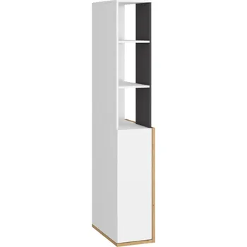 police Nástavba skříně k posteli LEPON 33, dub artisan/bílá/grafit, 5 let záruka + vyzvednutí ZDARMA