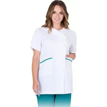 pracovní blůza Reis NONA-J WZTL plášť bílo-zelený S-2XL
